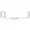 vidaXL Toldo lateral retr&aacute;ctil para patio gris 600x160 cm