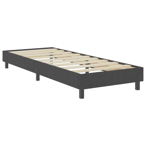 vidaXL Estructura de cama Box Spring sin colchón tela gris 80x200 cm