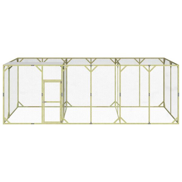 vidaXL Gallinero madera maciza de pino impregnada 600x300x200 cm