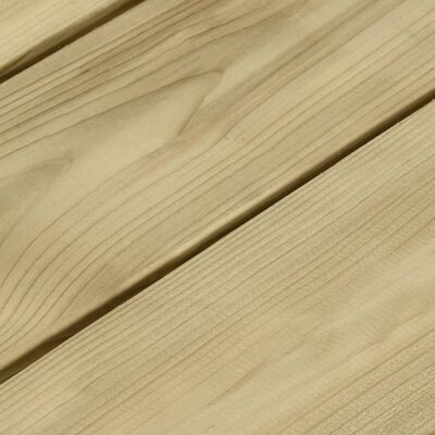 vidaXL Mesa de bar de madera de pino impregnada 100x60x110 cm