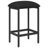 vidaXL Taburete de bar Negro 40 x 32 x 64 cm Madera de ingenier&iacute;a