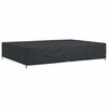 vidaXL Funda para muebles Liso Negro 400 x 300 x 70 cm 600D