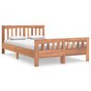 vidaXL Estructura de cama de madera maciza de teca 120x200 cm