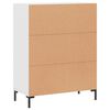 vidaXL Aparador de madera de ingenier&iacute;a blanco 69,5x34x90 cm
