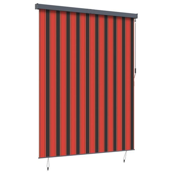 vidaXL Estor enrollable Naranja y Marr&oacute;n 200 x 250 cm Tela y Aluminio
