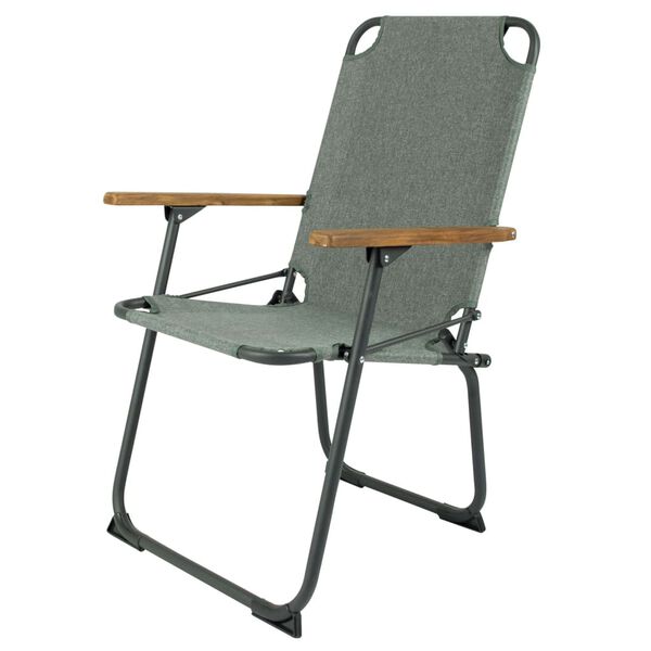 Bo-Camp Silla plegable de camping Bushwick verde