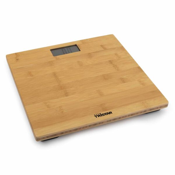 Tristar B&aacute;scula de ba&ntilde;o bamb&uacute; 180 kg