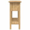 vidaXL Mesa Consola con caj&oacute;n BODO Marr&oacute;n miel 91 x 34.7 x 74 cm
