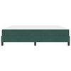 vidaXL Cama tipo Box Spring con colch&oacute;n Verde oscuro 180 x 210 cm tela
