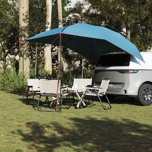 vidaXL Carpa para coche impermeable azul