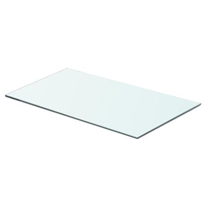 vidaXL Panel de estante vidrio claro 60x30 cm