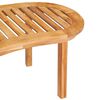 vidaXL Juego de muebles de jard&iacute;n 5 piezas madera maciza de teca