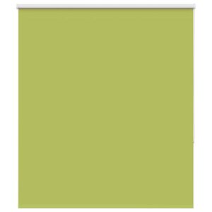 vidaXL Estor Enrollable Opaco hojas verde 135x130cm Tela Ancho 131,6cm