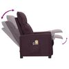 vidaXL Sill&oacute;n de masaje el&eacute;ctrico tela morado