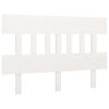 vidaXL Cabecero de cama madera maciza de pino blanco 183,5x3x81 cm