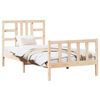 vidaXL Estructura de cama sin colch&oacute;n madera maciza de pino 100x200 cm