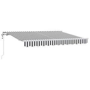 vidaXL Toldo Retr&aacute;ctil Antracita 250 x 200 cm tela