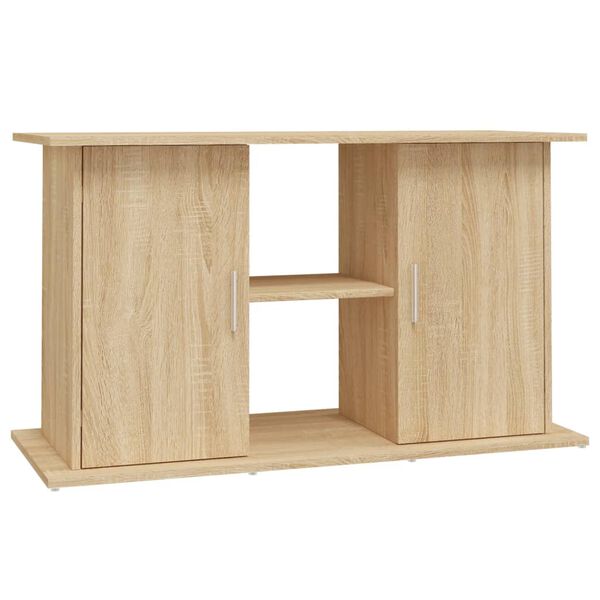 vidaXL Soporte para acuario de roble Sonoma 101x41x58 cm de madera de ingenier&iacute;a