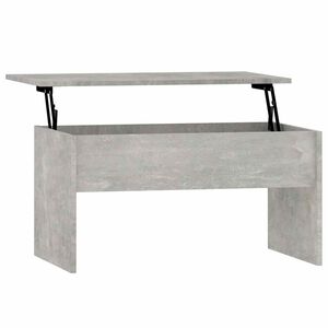 vidaXL Mesa de centro madera ingenier&iacute;a gris hormig&oacute;n 80x50,5x41,5 cm