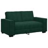 vidaXL Sof&aacute; de 2 plazas de terciopelo verde oscuro 160x78x84 cm