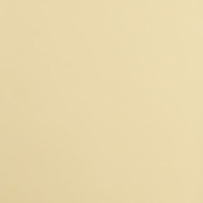 vidaXL Silla de oficina giratoria de cuero sintético color crema
