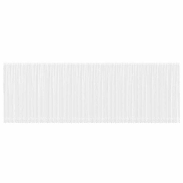 vidaXL Cortina de Encaje con cortinas Floral 240 x 1200 cm Poli&eacute;ster
