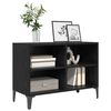 vidaXL Conjunto de mueble de TV Negro 69,5 x 30 x 50 cm