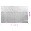vidaXL Cubierta solar de piscina de PE flotante gris 260x160 cm