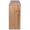 vidaXL Aparador 3 cajones madera maciza de pino 113x35x73 cm