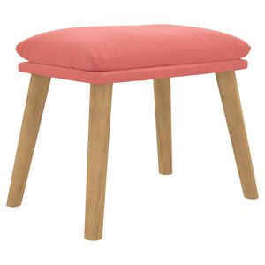 vidaXL Reposapi&eacute;s de terciopelo rosa 45x29,5x35 cm