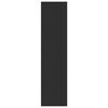 vidaXL Armario de madera contrachapada negro 100x50x200 cm