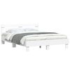 vidaXL Estructura de cama sin colch&oacute;n blanco 140x190 cm