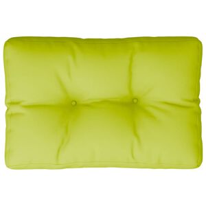 vidaXL Coj&iacute;n para palets de tela verde claro 50x40x12 cm