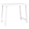 vidaXL Mesa de camping con aspecto de madera PP blanco 79x56x64 cm