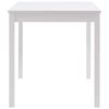 vidaXL Mesa de comedor de madera de pino blanco 140x70x73 cm