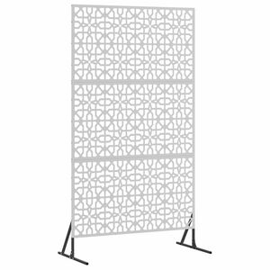 vidaXL Pantalla de Privacidad Gris 100 x 50 x 180 cm Acero