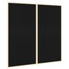 vidaXL Tablero de Anuncios Manual Negro 100 x 100 x 1,4 cm