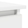 vidaXL Mesa consola con cajones blanca 85,5x38,5x74,5 cm