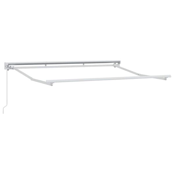 vidaXL Marco de toldo Manual Blanco 3 x 2 m