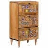 vidaXL Aparador Natural 40 x 33 x 75 cm Madera de mango maciza