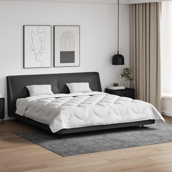 vidaXL Edred&oacute;n con almohada 3 pcs Microfibra