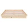 vidaXL Estructura de cama madera maciza 140x200 cm