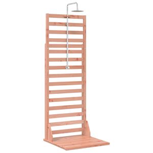 vidaXL Ducha exterior 225 cm Madera Dura de Douglas y Acero Inoxidable