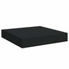 vidaXL Estante flotante pared 2 uds MDF negro 23x23,5x3,8 cm