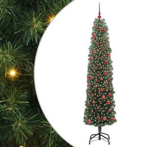 vidaXL &Aacute;rbol de Navidad artificial Verde 180 cm PVC, Acero y Pl&aacute;stico