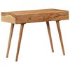 vidaXL Escritorio de madera maciza de acacia 100x51x76 cm
