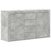 vidaXL Aparador Gris Concreto 120 x 36 x 69 cm Madera de ingenier&iacute;a
