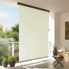 vidaXL Cortina de Rodillo Exterior Rayado Crema 220 x 250 cm tela