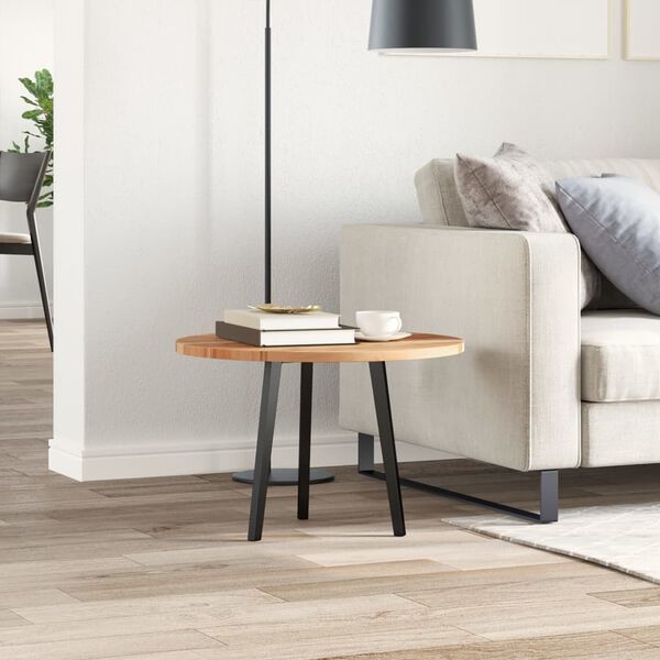 vidaXL Tablero de mesa redondo madera maciza de acacia &Oslash;60x2 cm