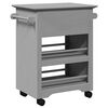 vidaXL Carrito de cocina BODO gris 67,5x45x80 cm